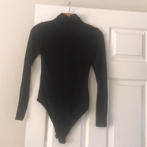 Turtle neck black bodysuit
